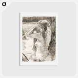 アートポストカード-The Coiffure - メアリー カサット Postcard.