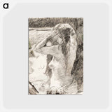 アートポストカード-The Coiffure - メアリー カサット Postcard.