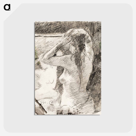 アートポストカード-The Coiffure - メアリー カサット Postcard.