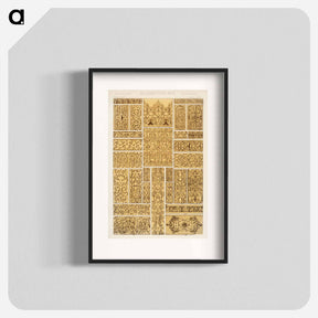 アートポスター-Nineteenth-Century Ornamental Pattern
 - 装飾の文法 Poster.