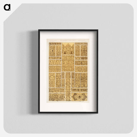 アートポスター-Nineteenth-Century Ornamental Pattern
 - 装飾の文法 Poster.