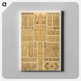 アートパネル-Nineteenth-Century Ornamental Pattern
 - 装飾の文法 Canvas.
