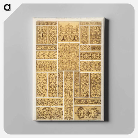 アートパネル-Nineteenth-Century Ornamental Pattern
 - 装飾の文法 Canvas.