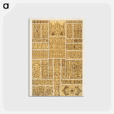 アートポストカード-Nineteenth-Century Ornamental Pattern
 - 装飾の文法 Postcard.