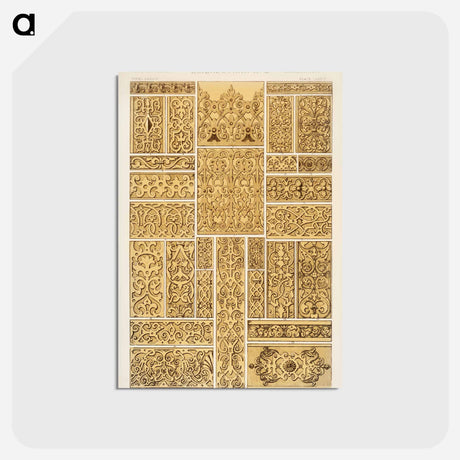 アートポストカード-Nineteenth-Century Ornamental Pattern
 - 装飾の文法 Postcard.