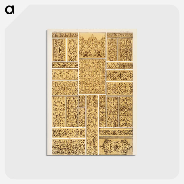 アートポストカード-Nineteenth-Century Ornamental Pattern
 - 装飾の文法 Postcard.