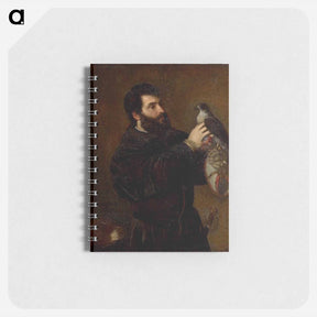 アートメモ帳-Giorgio Cornaro with a Falcon - ティツィアーノ ヴェチェッリオ Memo.