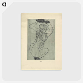 アートポストカード-Crouching
 - ウィーン博物館 Postcard.