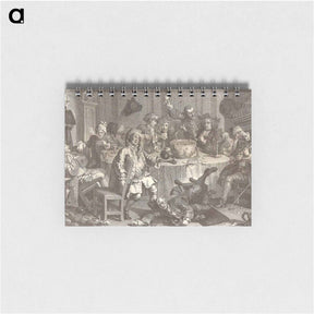 アートメモ帳-A Midnight Modern Conversation - ウィリアム ホガース Memo.