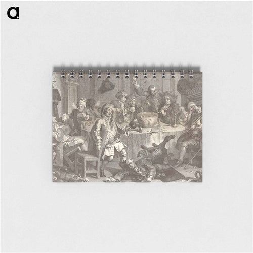 A Midnight Modern Conversation - ウィリアム ホガース Memo.