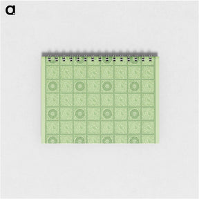 アートメモ帳-William Morris's Diaper pattern - ウィリアム モリス Memo.
