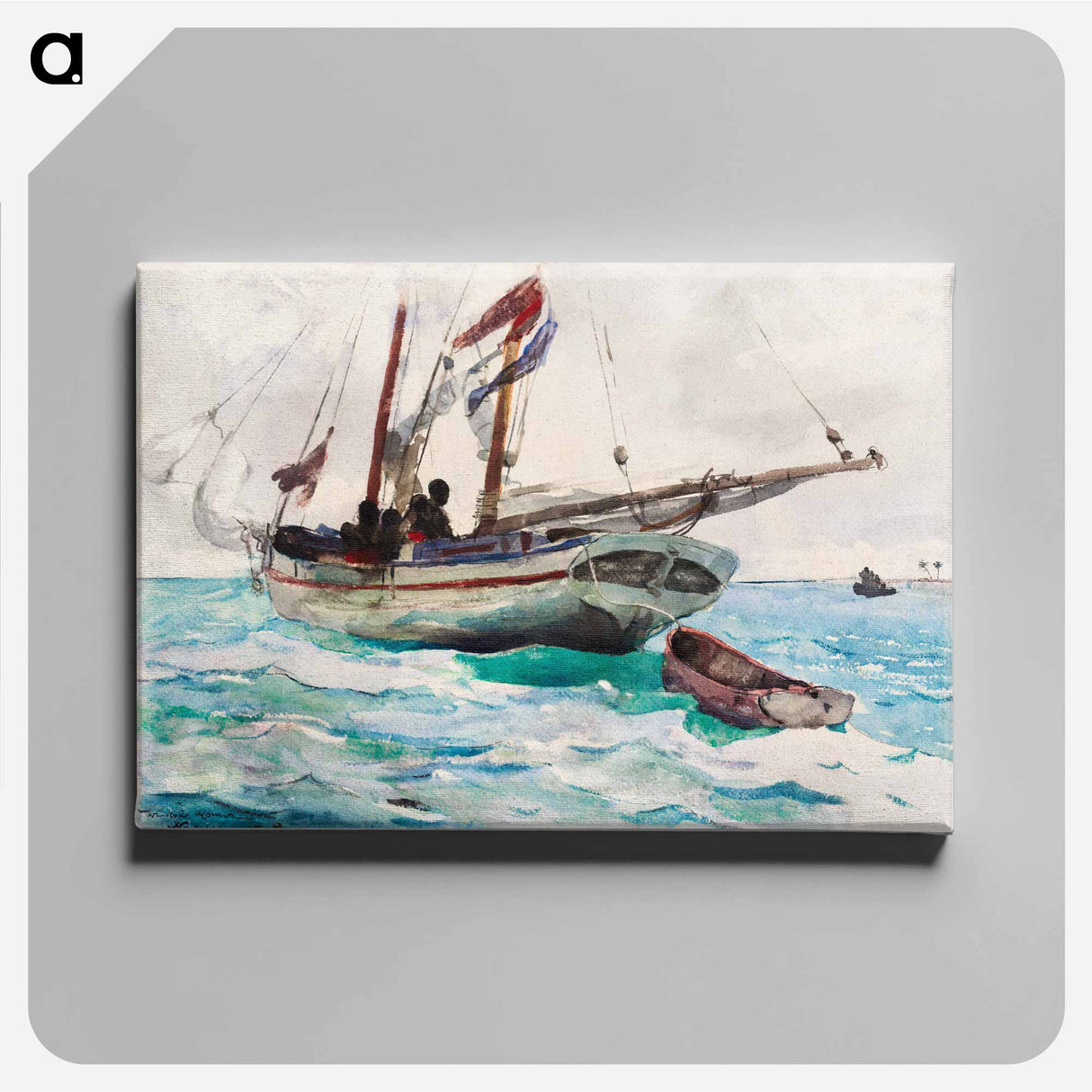 Schooner–Nassau - Winslow Homer Canvas.