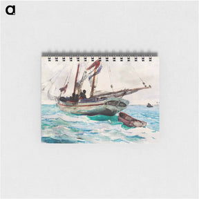アートメモ帳-Schooner–Nassau - ウィンスロー ホーマー Memo.