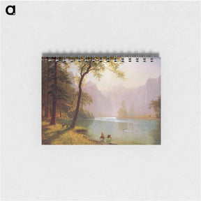 アートメモ帳-Kern's River Valley, California - アルバート ビアスタット Memo.