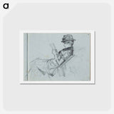 アートポストカード-(unknown) part of a sketchbook - アルバート エーデルフェルト Postcard.