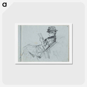 アートポストカード-(unknown) part of a sketchbook - アルバート エーデルフェルト Postcard.