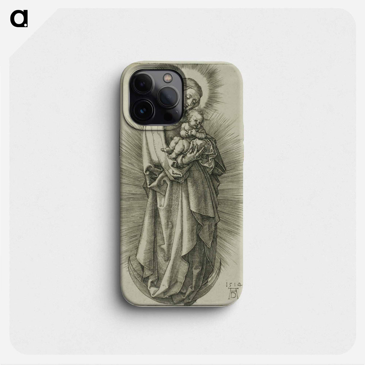 The Virgin on the Crescent with a Diadem - アルブレヒト デューラー Phone Case.