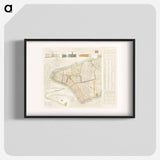 The City of New York: Longworth's Explanatory Map and Plan - アンティーク地図 Poster.