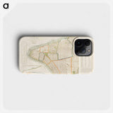 The City of New York: Longworth's Explanatory Map and Plan - アンティーク地図 Phone Case.