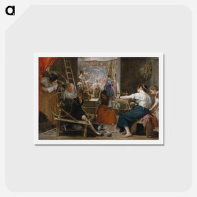 アートポストカード-The Tapestry Weavers - ディエゴ ベラスケス Postcard.