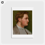 アートポストカード-Portrait of Paul Valpinçon - エドガー ドガ Postcard.