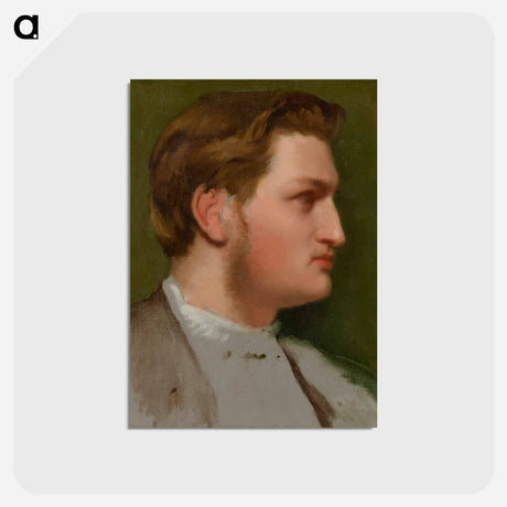 アートポストカード-Portrait of Paul Valpinçon - エドガー ドガ Postcard.