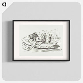 アートポスター-Alpha’s Death - エドヴァルド ムンク Poster.