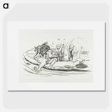 アートポスター-Alpha’s Death - エドヴァルド ムンク Poster.