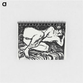 アートメモ帳-Reclining Nude - エルンスト ルートヴィヒ キルヒナー Memo.