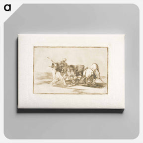 アートパネル-The Art of Bullfighting - フランシスコ デ ゴヤ Canvas.