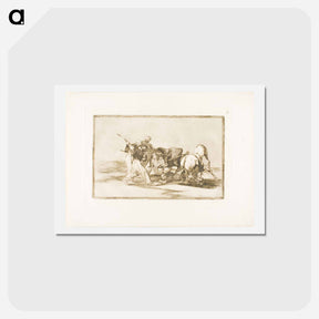 アートポストカード-The Art of Bullfighting - フランシスコ デ ゴヤ Postcard.