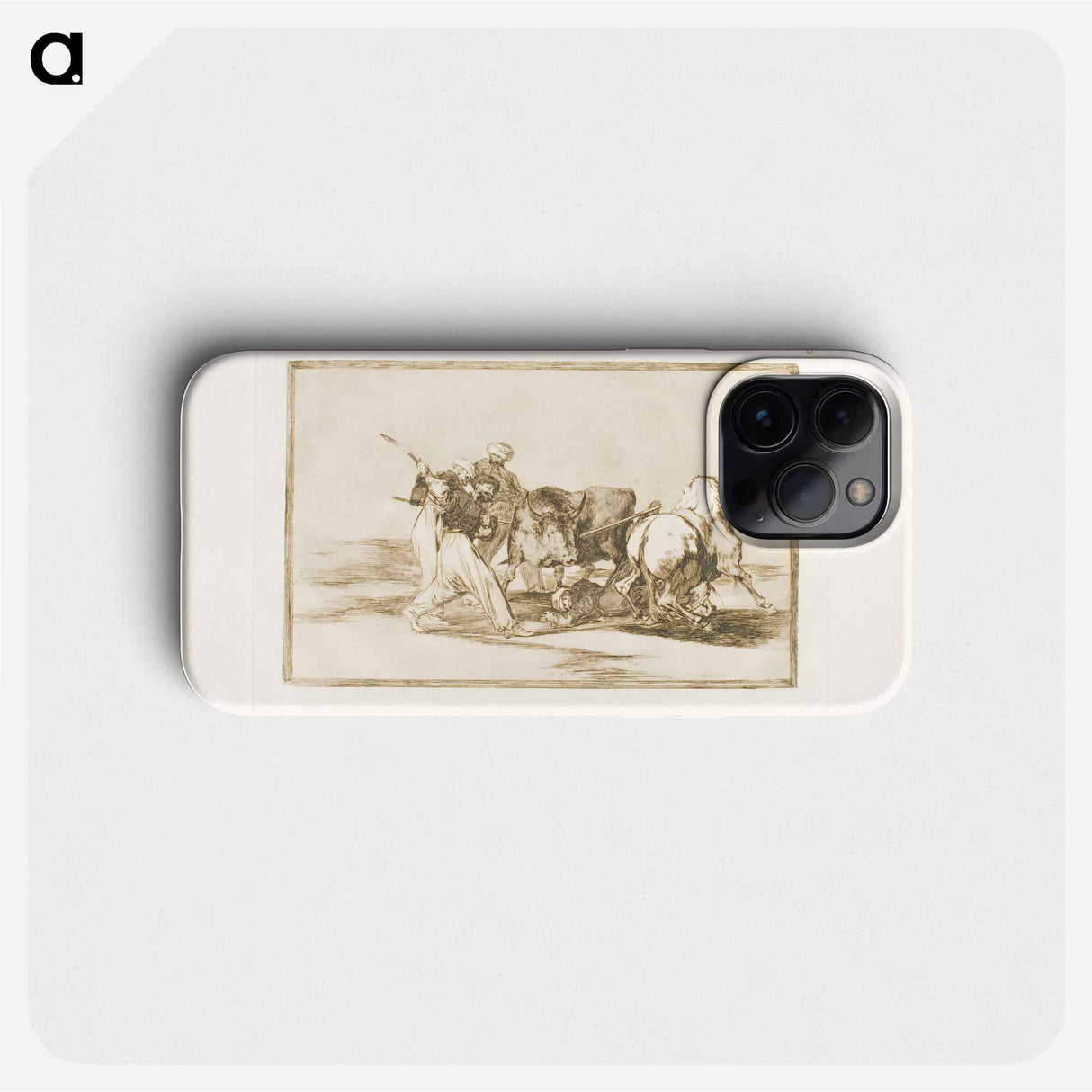 The Art of Bullfighting - Francisco de Goya Phone Case.