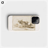 The Art of Bullfighting - Francisco de Goya Phone Case.