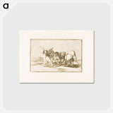 アートポストカード-The Art of Bullfighting - フランシスコ デ ゴヤ Postcard.