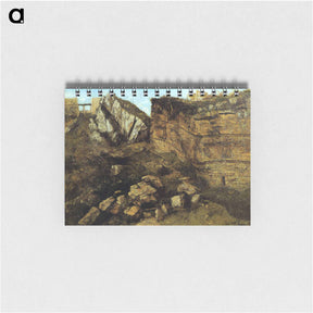 アートメモ帳-Crumbling Rocks - ギュスターヴ クールベ Memo.