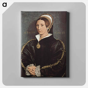 アートパネル-Portrait of Catarina Howard - ハンス ホルバイン Canvas.