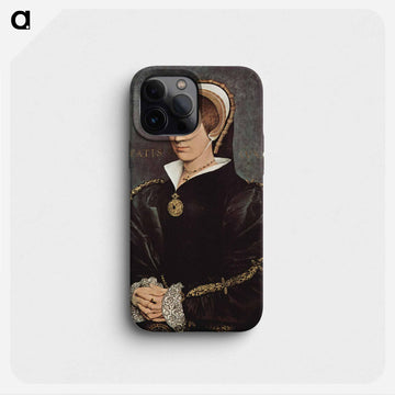 Portrait of Catarina Howard - ハンス ホルバイン Phone Case.