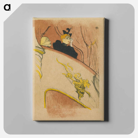 アートパネル-La Loge au Mascaron Doré - アンリ ド トゥールーズ ロートレック Canvas.
