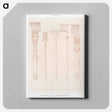 アートパネル-Egyptian Columns and Aedicules
 - エジプト美術史 Canvas.