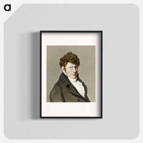 アートポスター-Portrait of Wouter Johannes van Troostwijk - ジャン ベルナール Poster.