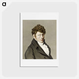 アートポストカード-Portrait of Wouter Johannes van Troostwijk - ジャン ベルナール Postcard.
