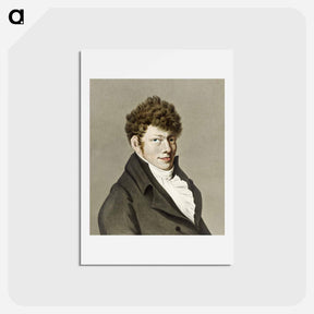 アートポストカード-Portrait of Wouter Johannes van Troostwijk - ジャン ベルナール Postcard.