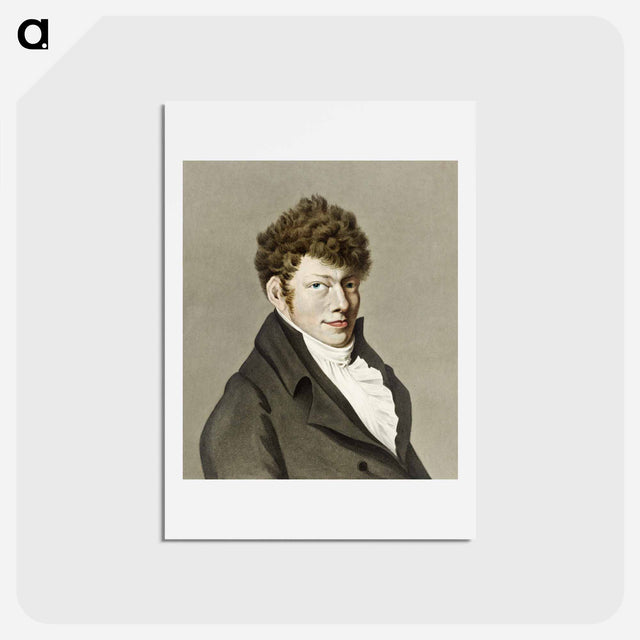 アートポストカード-Portrait of Wouter Johannes van Troostwijk - ジャン ベルナール Postcard.