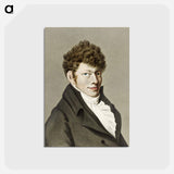 アートポストカード-Portrait of Wouter Johannes van Troostwijk - ジャン ベルナール Postcard.