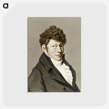 アートポストカード-Portrait of Wouter Johannes van Troostwijk - ジャン ベルナール Postcard.