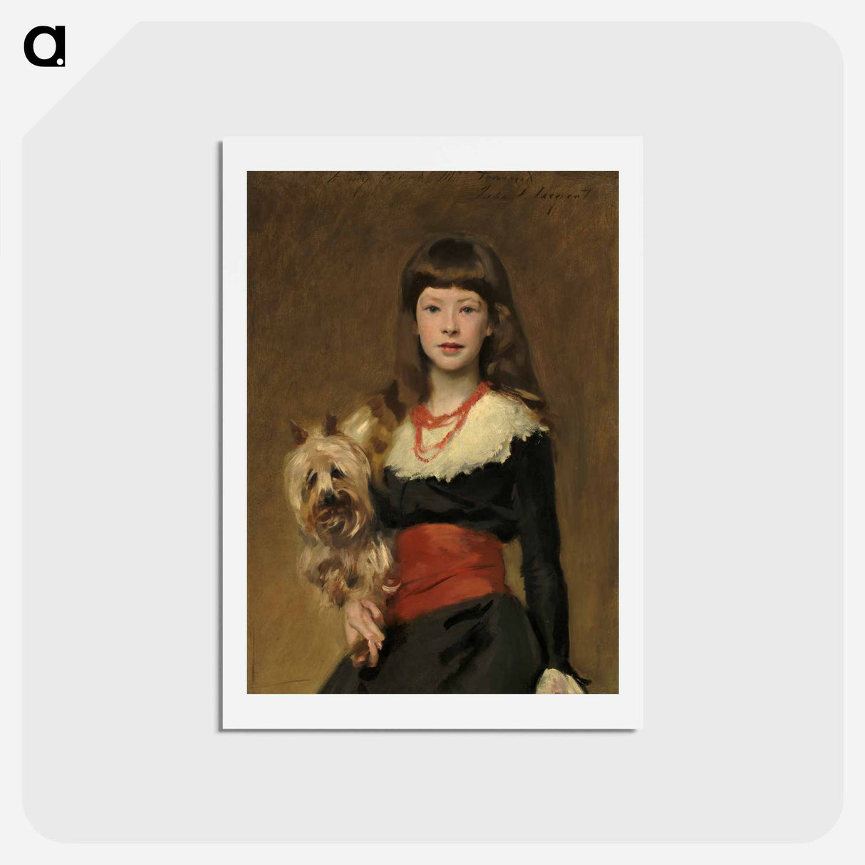 アートポストカード-Miss Beatrice Townsend - ジョン シンガー サージェント Postcard.