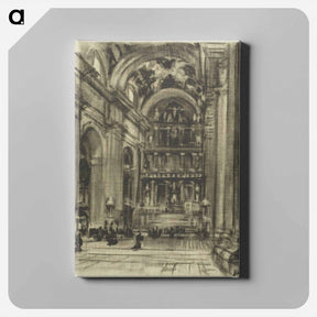 アートパネル-The High Altar, Escorial
 - ジョセフ ペネル Canvas.