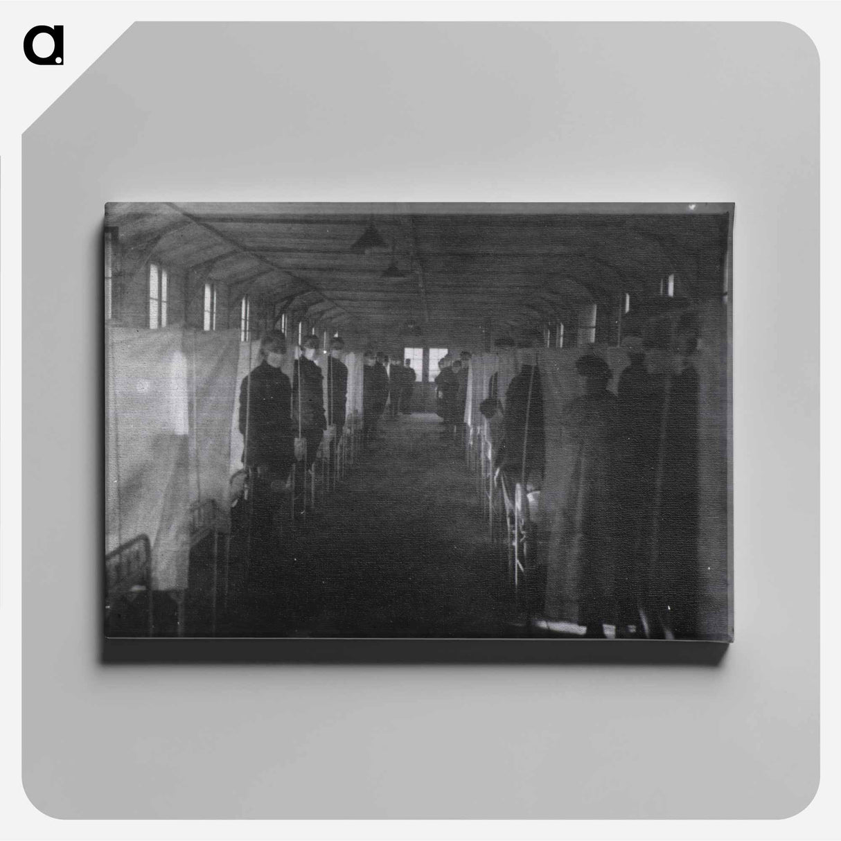 アートパネル-Contagious Disease Ward, U.S. Army Base Hospital Number 26, Allerey, France
 - 国立医学図書館 Canvas.