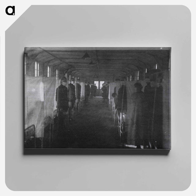 アートパネル-Contagious Disease Ward, U.S. Army Base Hospital Number 26, Allerey, France
 - 国立医学図書館 Canvas.