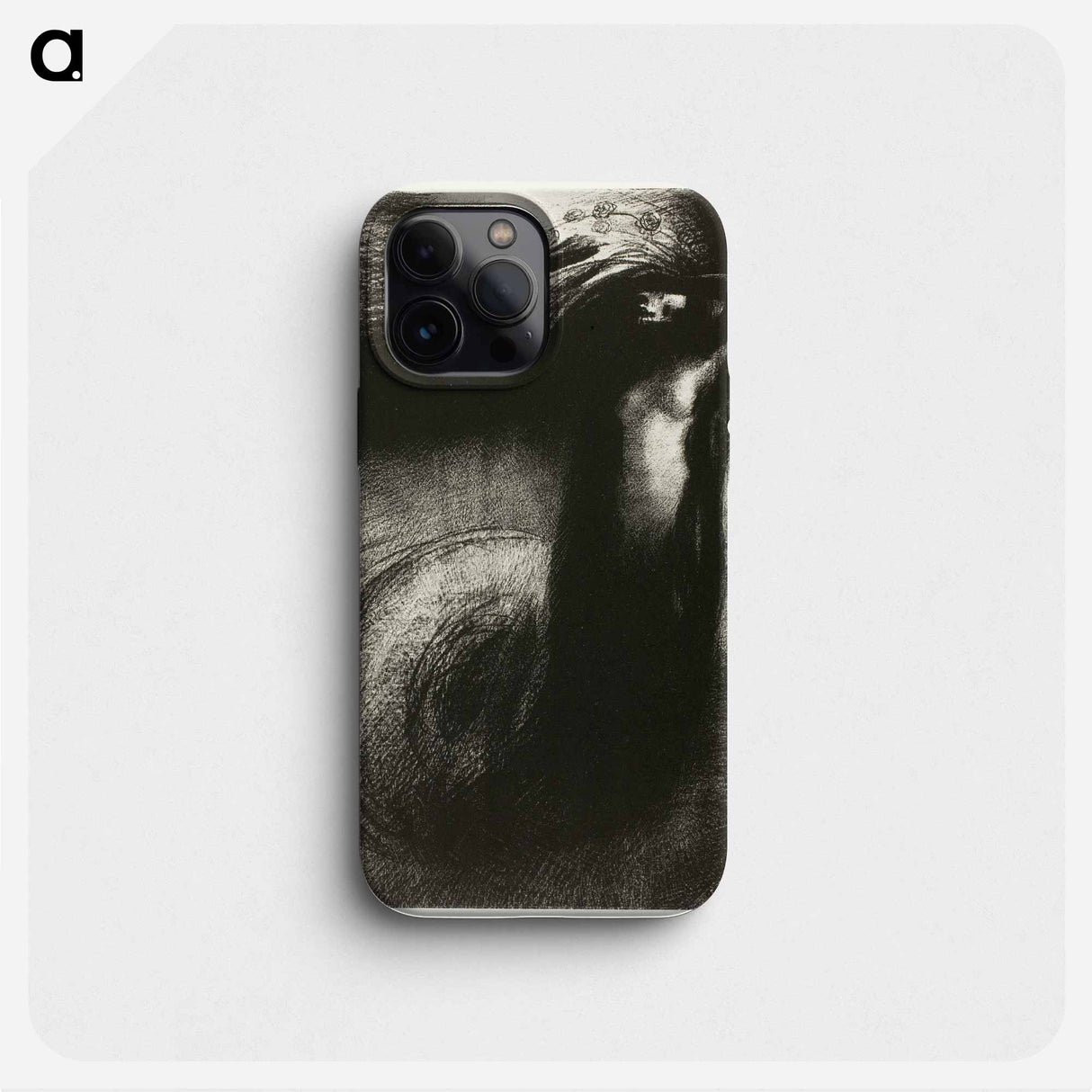 Death: "My Irony Surpasses All Others" - オディロン ルドン Phone Case.